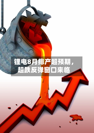 锂电8月排产超预期，超跌反弹窗口来临
