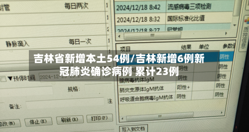 吉林省新增本土54例/吉林新增6例新冠肺炎确诊病例 累计23例-第3张图片