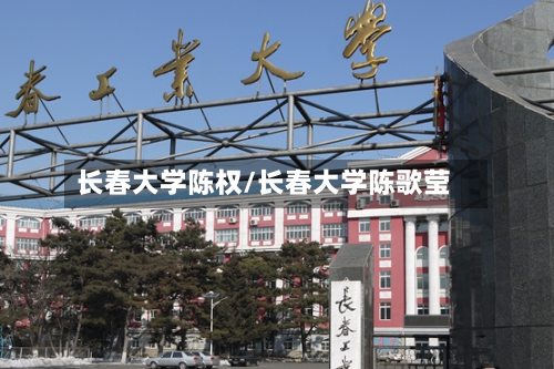 长春大学陈权/长春大学陈歌莹-第3张图片