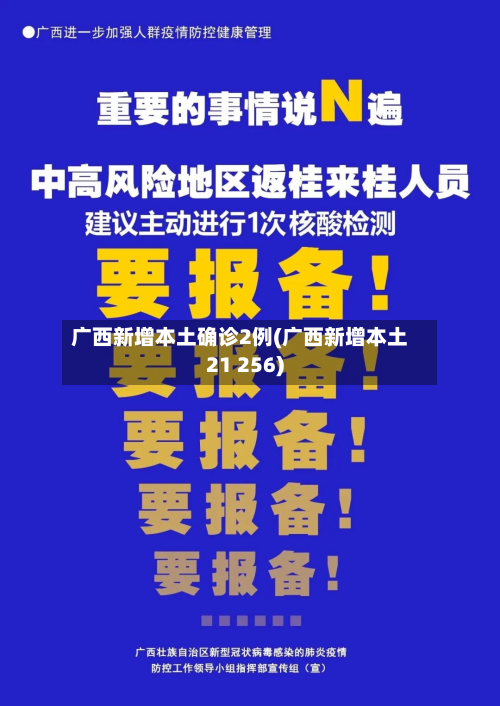 广西新增本土确诊2例(广西新增本土21 256)-第2张图片