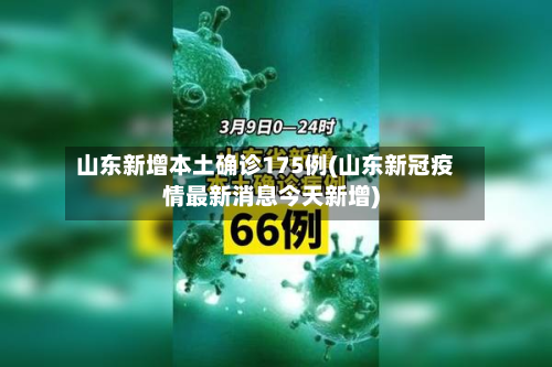 山东新增本土确诊175例(山东新冠疫情最新消息今天新增)