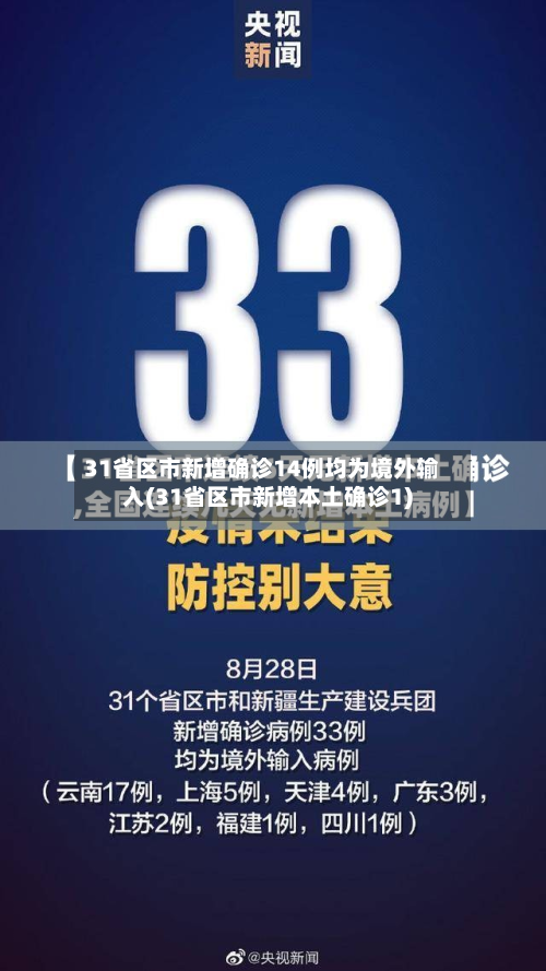 31省区市新增确诊14例均为境外输入(31省区市新增本土确诊1)