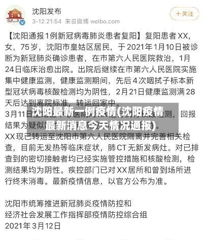 沈阳最新一例疫情(沈阳疫情最新消息今天情况通报)-第2张图片