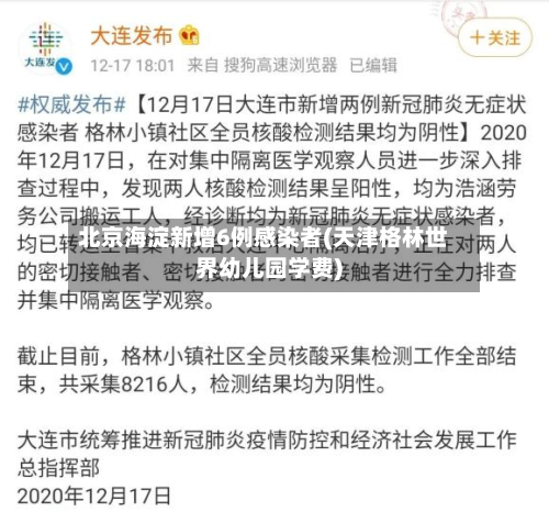 北京海淀新增6例感染者(天津格林世界幼儿园学费)