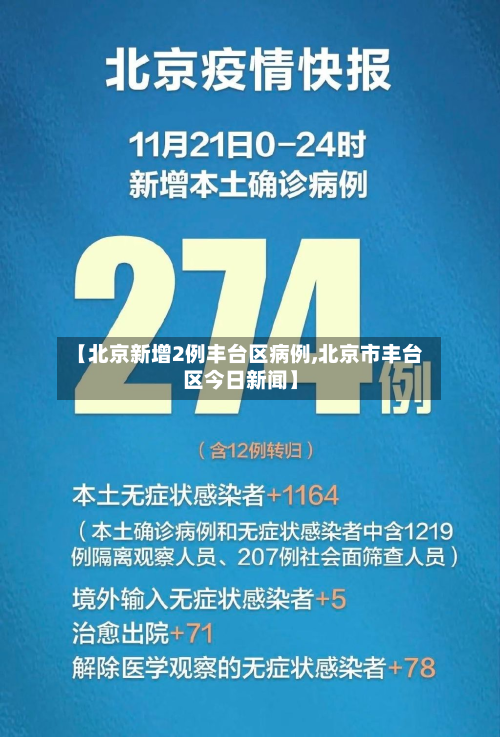 【北京新增2例丰台区病例,北京市丰台区今日新闻】