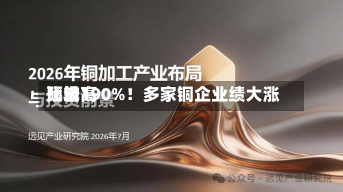 比较高预增190%！多家铜企业绩大涨-第2张图片