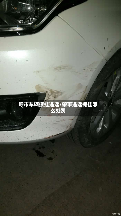 呼市车辆擦挂逃逸/肇事逃逸擦挂怎么处罚