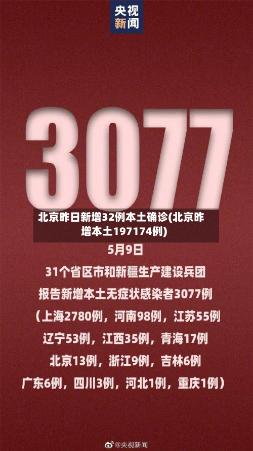 北京昨日新增32例本土确诊(北京昨增本土197174例)-第2张图片