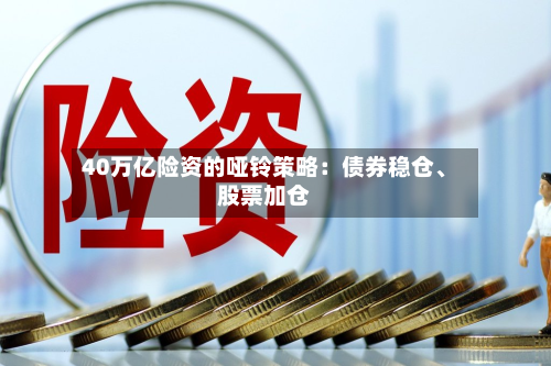 40万亿险资的哑铃策略：债券稳仓、股票加仓