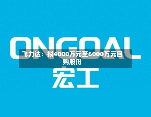 飞力达：拟4000万元至6000万元回购股份