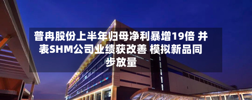 普冉股份上半年归母净利暴增19倍 并表SHM公司业绩获改善 模拟新品同步放量-第3张图片