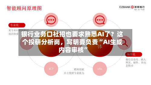 银行业务口社招也要求熟悉AI了？这个投研分析岗，写明要负责“AI生成内容审核”