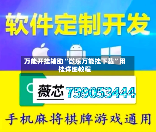 万能开挂辅助“微乐万能挂下载”用挂详细教程-第2张图片