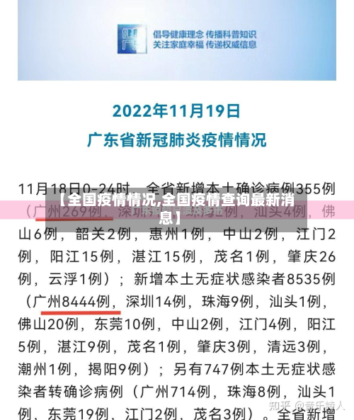 【全国疫情情况,全国疫情查询最新消息】