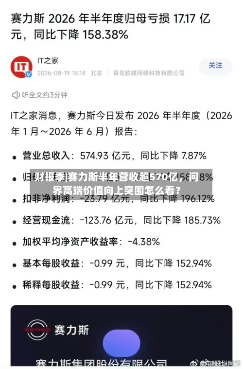 财报季|赛力斯半年营收超570亿，问界高端价值向上突围怎么看？-第3张图片