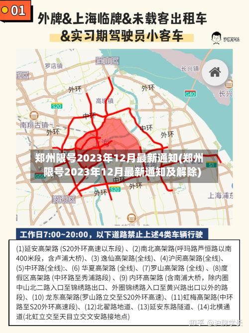 郑州限号2023年12月最新通知(郑州限号2023年12月最新通知及解除)