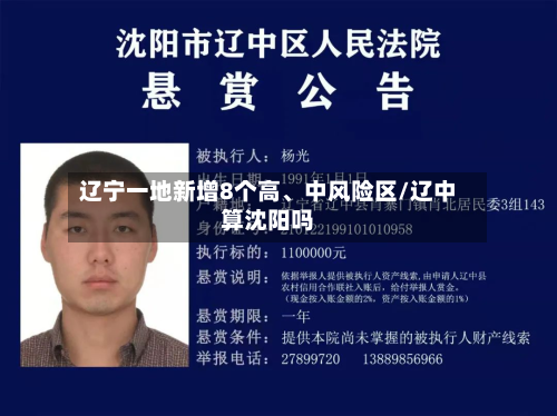 辽宁一地新增8个高、中风险区/辽中算沈阳吗