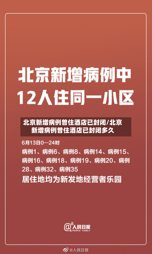 北京新增病例曾住酒店已封闭/北京新增病例曾住酒店已封闭多久-第2张图片