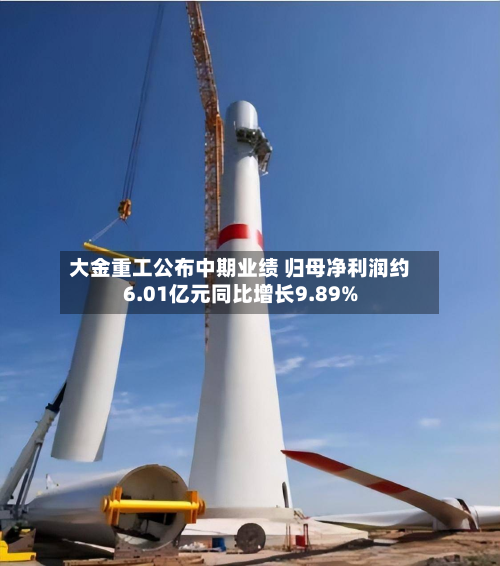 大金重工公布中期业绩 归母净利润约6.01亿元同比增长9.89%-第2张图片