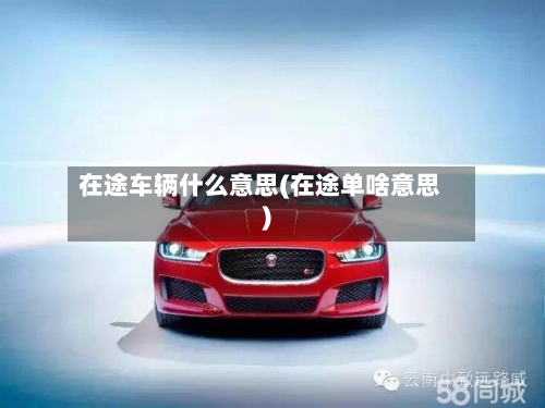 在途车辆什么意思(在途单啥意思)-第2张图片