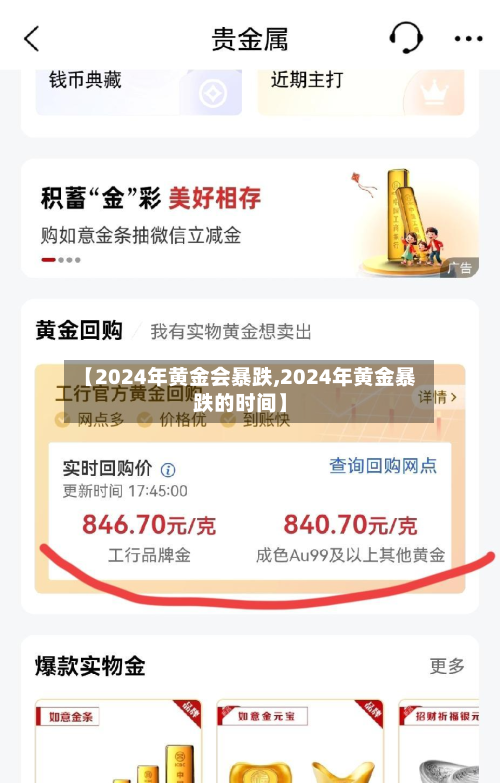 【2024年黄金会暴跌,2024年黄金暴跌的时间】-第2张图片