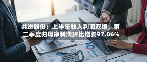 共进股份：上半年收入利润双增	，第二季度归母净利润环比增长97.06%-第2张图片