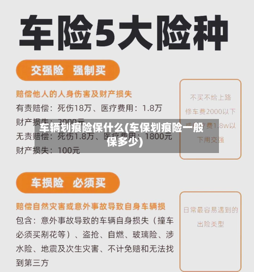 车辆划痕险保什么(车保划痕险一般保多少)-第2张图片