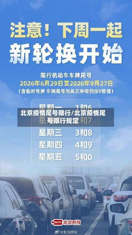 北京疫情尾号限行/北京疫情尾号限行规定