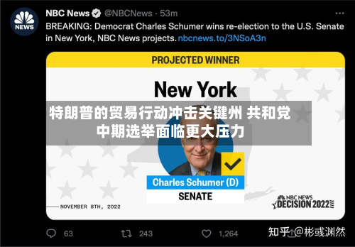 特朗普的贸易行动冲击关键州 共和党中期选举面临更大压力-第3张图片