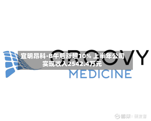 宜明昂科-B午后涨超10% 上半年公司实现收入2542.4万元-第2张图片