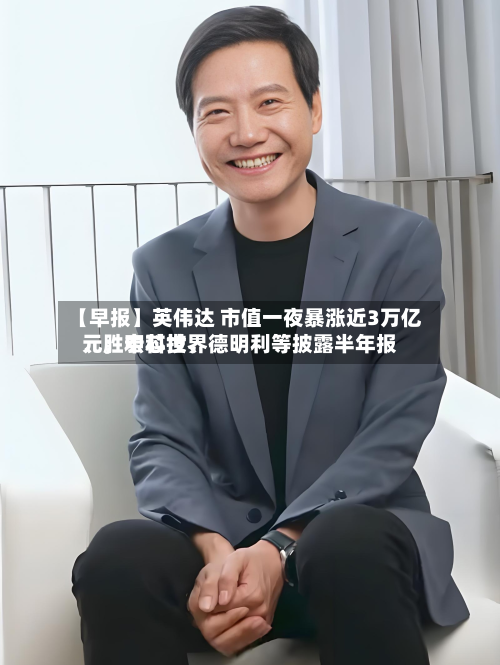 【早报】英伟达 市值一夜暴涨近3万亿元；中芯世界、胜宏科技	、德明利等披露半年报-第1张图片