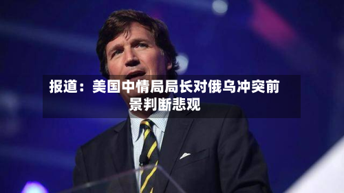 报道：美国中情局局长对俄乌冲突前景判断悲观-第3张图片