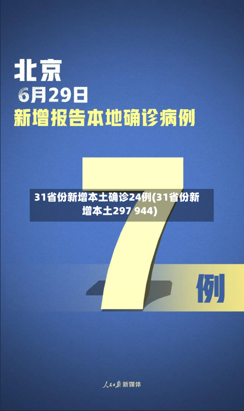31省份新增本土确诊24例(31省份新增本土297 944)