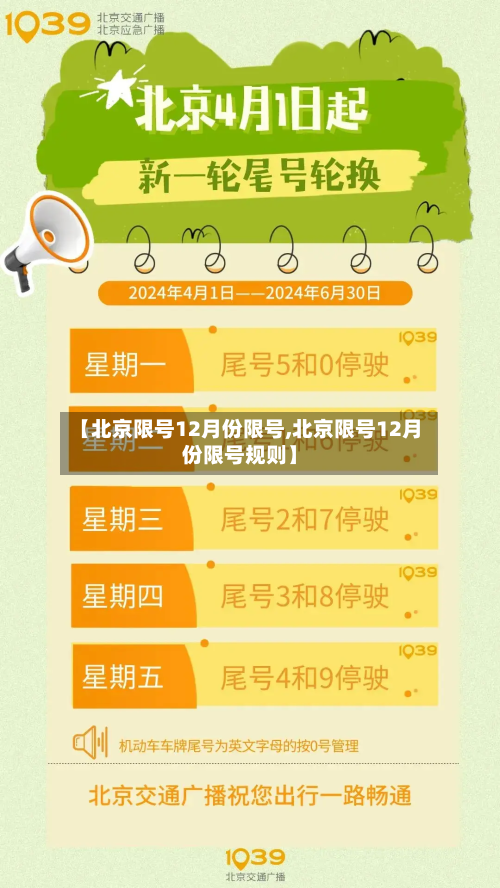 【北京限号12月份限号,北京限号12月份限号规则】-第2张图片