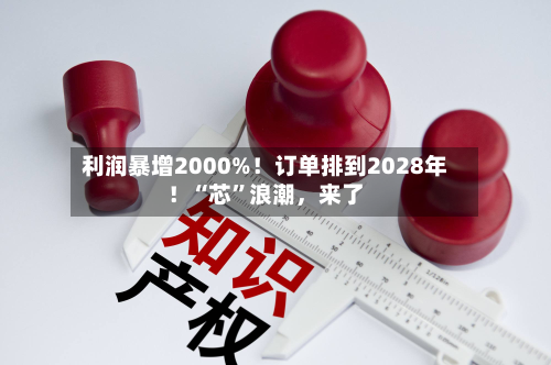 利润暴增2000%！订单排到2028年！“芯”浪潮	，来了-第3张图片