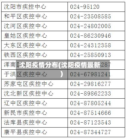 沈阳疫情分布(沈阳疫情最新)-第3张图片
