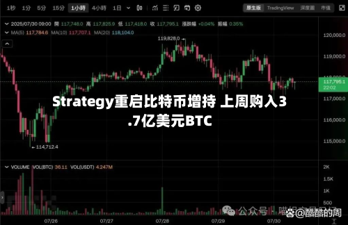 Strategy重启比特币增持 上周购入3.7亿美元BTC