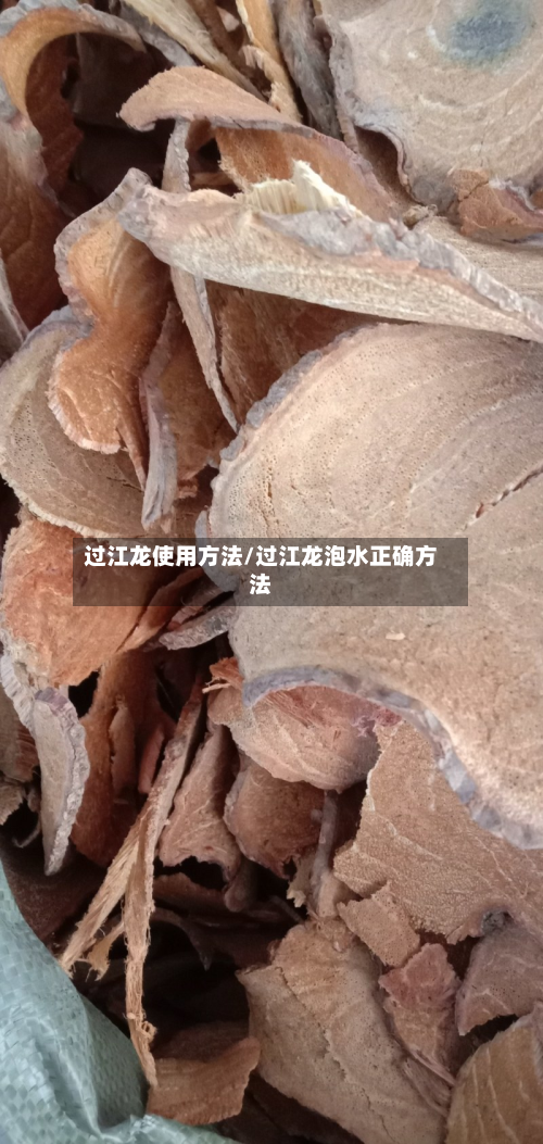 过江龙使用方法/过江龙泡水正确方法