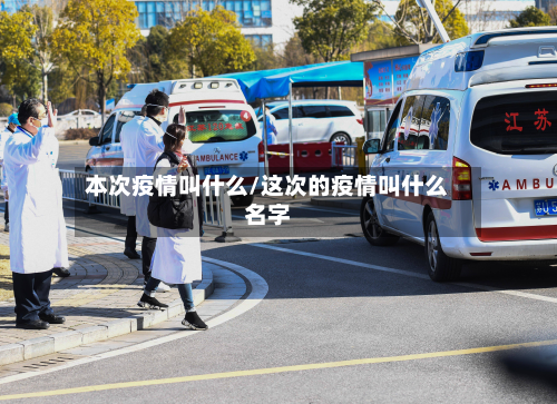 本次疫情叫什么/这次的疫情叫什么名字