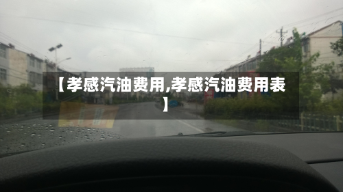 【孝感汽油费用,孝感汽油费用表】