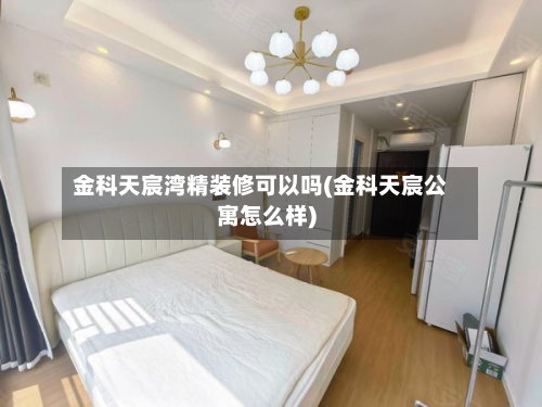 金科天宸湾精装修可以吗(金科天宸公寓怎么样)-第2张图片