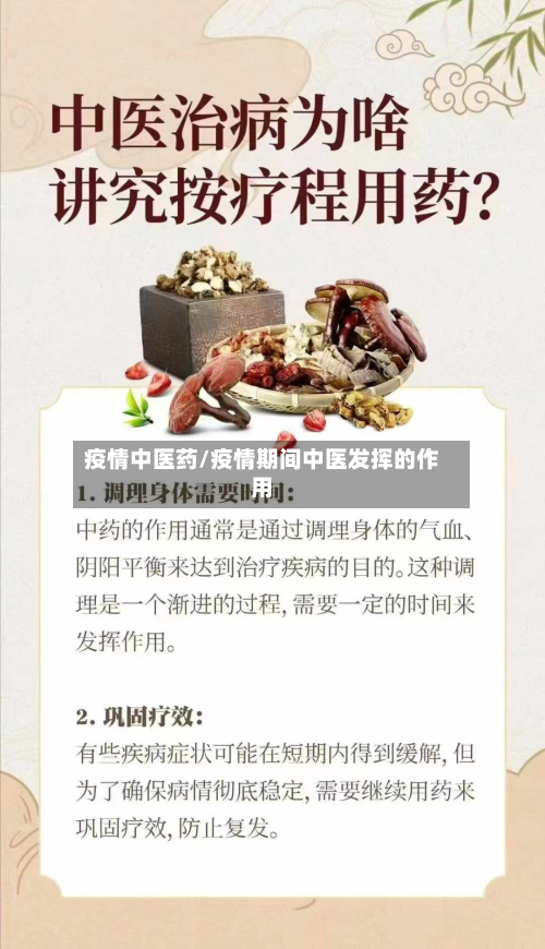 疫情中医药/疫情期间中医发挥的作用-第2张图片