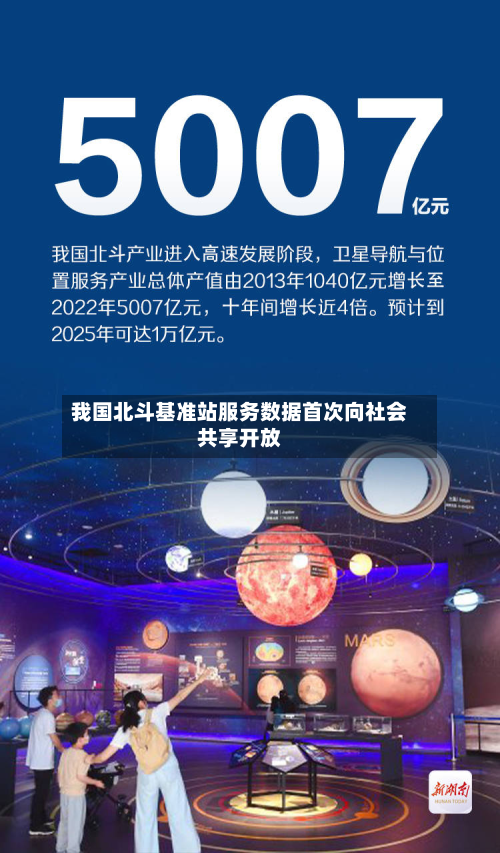 我国北斗基准站服务数据首次向社会共享开放