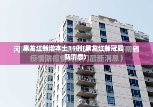 黑龙江新增本土15例(黑龙江新冠最新消息)