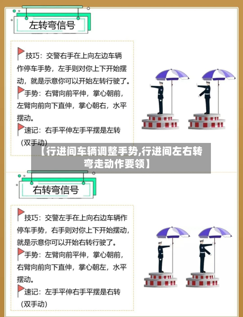 【行进间车辆调整手势,行进间左右转弯走动作要领】-第2张图片