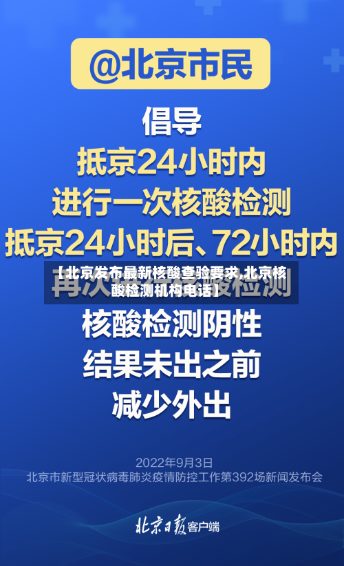 【北京发布最新核酸查验要求,北京核酸检测机构电话】-第3张图片
