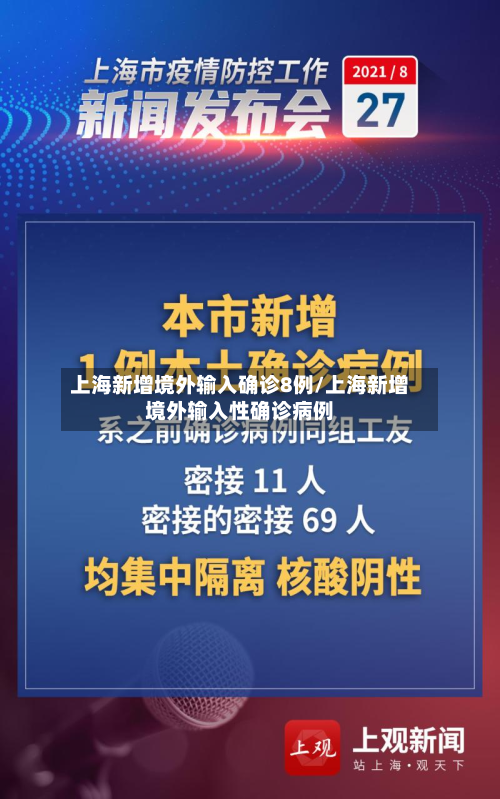 上海新增境外输入确诊8例/上海新增境外输入性确诊病例-第2张图片