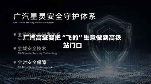 广汽高域要把“飞的”生意做到高铁站门口-第2张图片