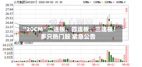 “20CM”二连板、四连板、三连板！多只热门股 紧急公告-第3张图片