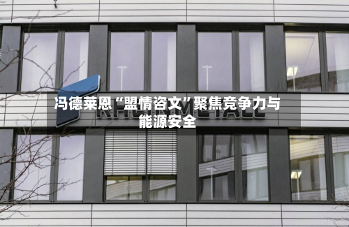 冯德莱恩“盟情咨文”聚焦竞争力与能源安全-第3张图片